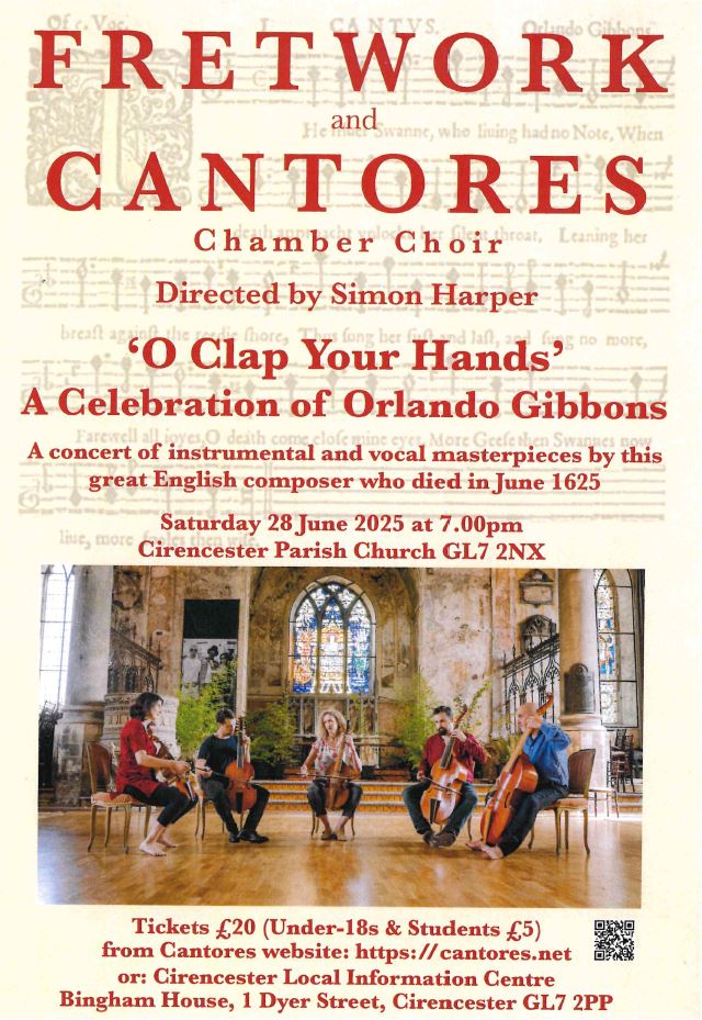 O Clap Your Hands - A Celebration of Orlando Gibbons - Cirencester Parish Church